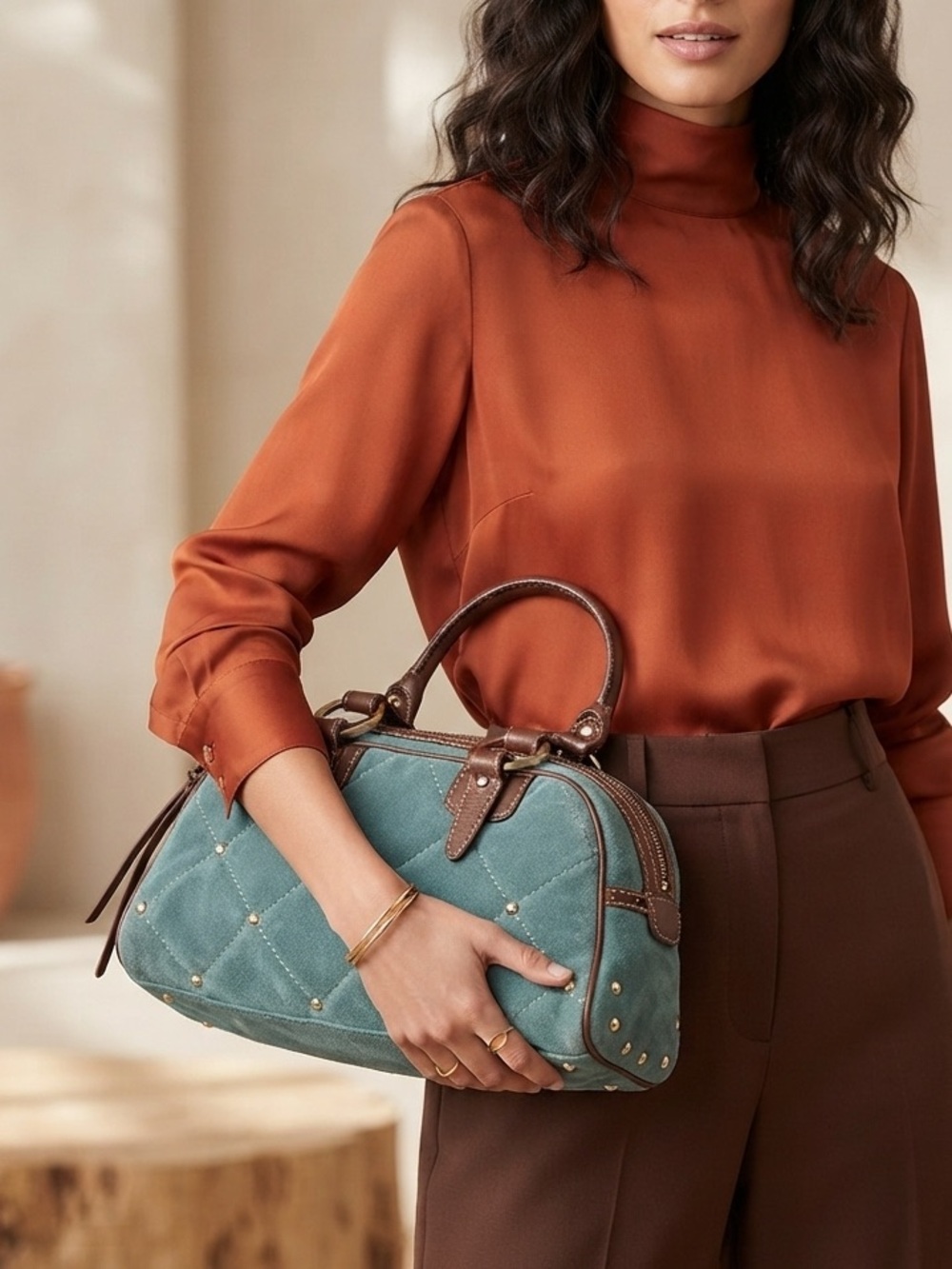Claudia Firenze Italy Satchel Purse